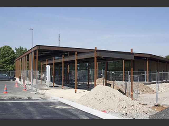 Chantier station autoroute 79