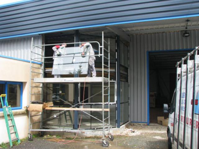 Atelier - rÃ©novation bÃ¢timent menuiserie aluminium Niort